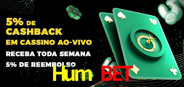 Promoções do cassino ao Vivo Hum Bet